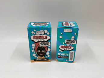 Wholesale Bubble Face Mask Charcoal by Beauty Formulas â€“ 12 units UK origin, intensely purifying, available in Lebanon.