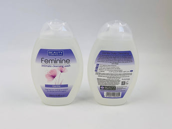 Wholesale Gentle Feminine Intimate Wash by Beauty Formulas â€“ 250ml UK origin, soap-free formulation for feminine hygiene, available in Lebanon for bulk supply.