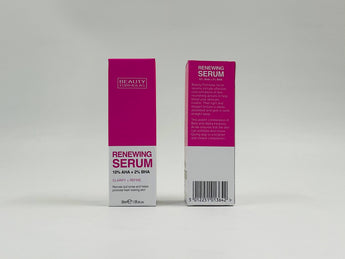 Wholesale Renewing Serum 10% AHA + 2% BHA by Beauty Formulas â€“ 30ml European origin, available in Lebanon for bulk supply.