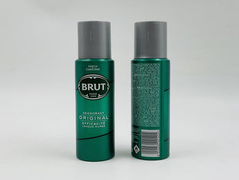 Wholesale Brut Original Deodorant Spray for Men â€“ 200ml French origin, classic masculine scent with long-lasting freshness, available in Lebanon for bulk supply.