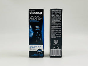 Closeup Diamond Attraction Power White Toothpaste â€“ 75ml gel formula for visibly whiter teeth with blue light technology, ideal for daily oral care in Lebanon.