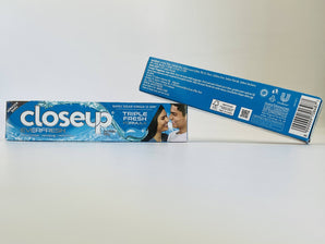 Closeup Everfresh Triple Fresh Formula Toothpaste â€“ 160g gel from Indonesia, provides up to 12-hour fresh breath, ideal for bulk supply in Lebanon.