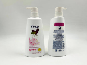 Wholesale Dove Body Love Lotus Flower Lotion â€“ 500ml Indian origin, calming skin care, available in Lebanon for bulk supply.