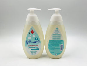 Wholesale Cottontouch Body Wash by Johnson's â€“ 500ml European origin gentle newborn-safe formula, available in Lebanon for bulk supply.