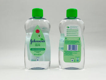 Wholesale Aloe Vera Baby Oil by Johnson's â€“ 500ml European origin, nourishes and protects delicate skin, available in Lebanon for bulk supply.