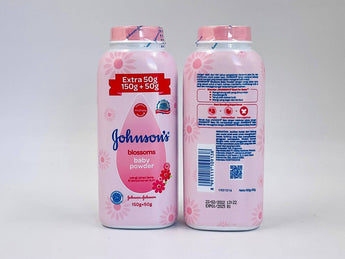 Wholesale Blossoms Baby Powder by Johnson's â€“ 200g Indonesian origin, soft floral fragrance, available in Lebanon for bulk supply.