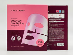 Eqqualberry Collagen Pore-Tight Up Hydrogel Mask 4s product packaging